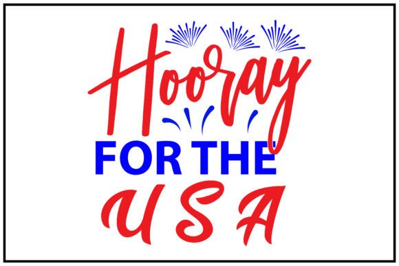 Hooray for the USA Svg T Shirt: A Bold Graphics Asset