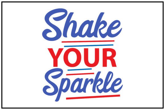 Shake Your Sparkler: A Versatile T-Shirt Design for Modern Brands